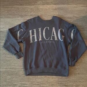 CHICAGO Blue-Gray Crewneck